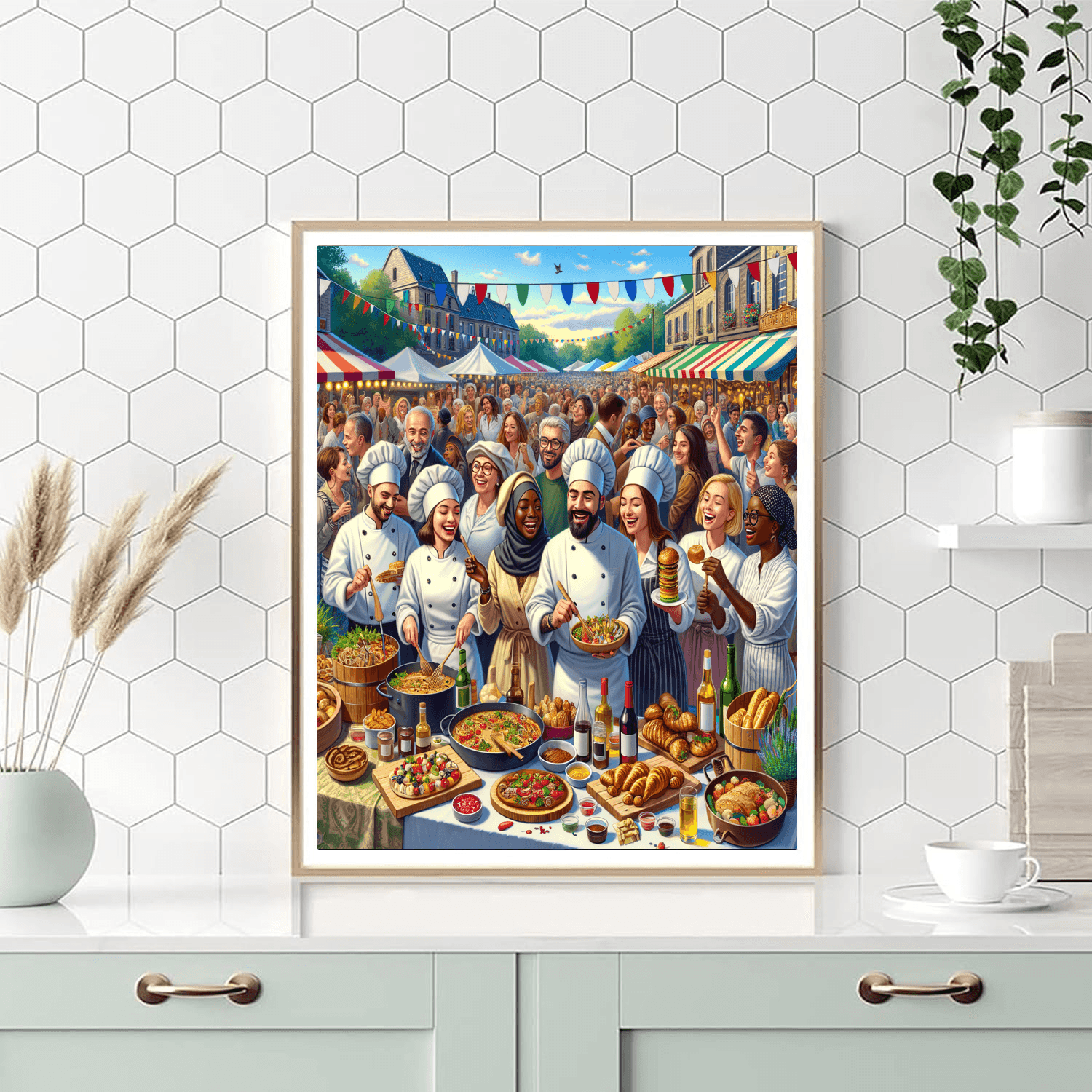 The Fête De La Gastronomie - France Paint By Number