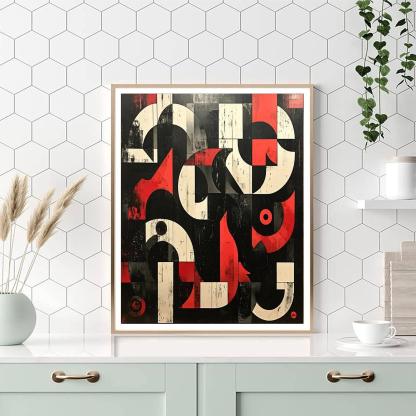 Banksy Inspired Cognitive Dissonance  Paint By Color