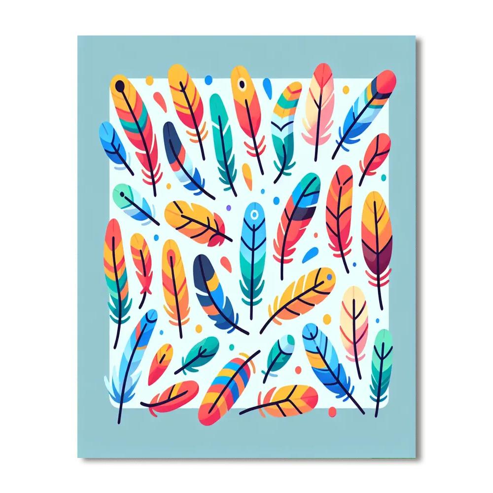 Fantastic Feathers Numbered Painting Kits