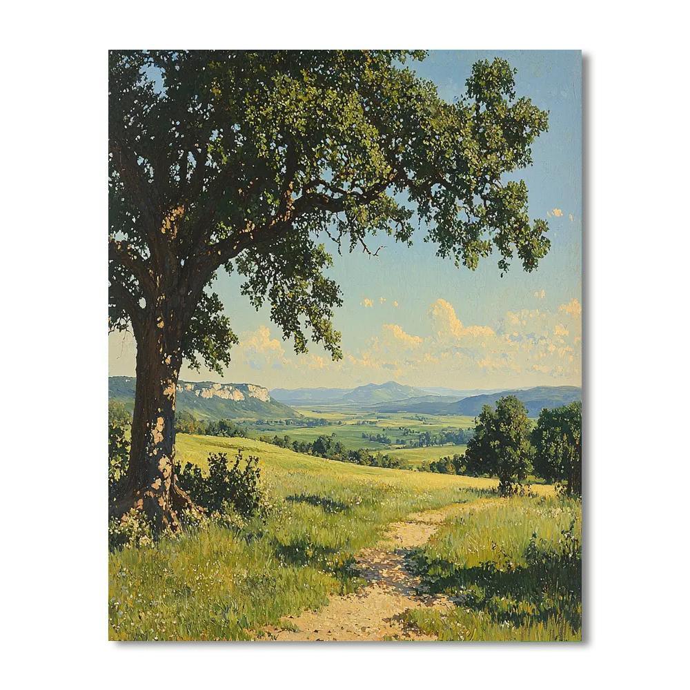 Albert Bierstadt Inspired Wild Prairie Serenade  Painting By Numbers Kit
