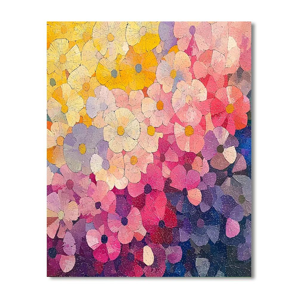 Georges Seurat Inspired Petals Of Imagination  Painting Number Kit