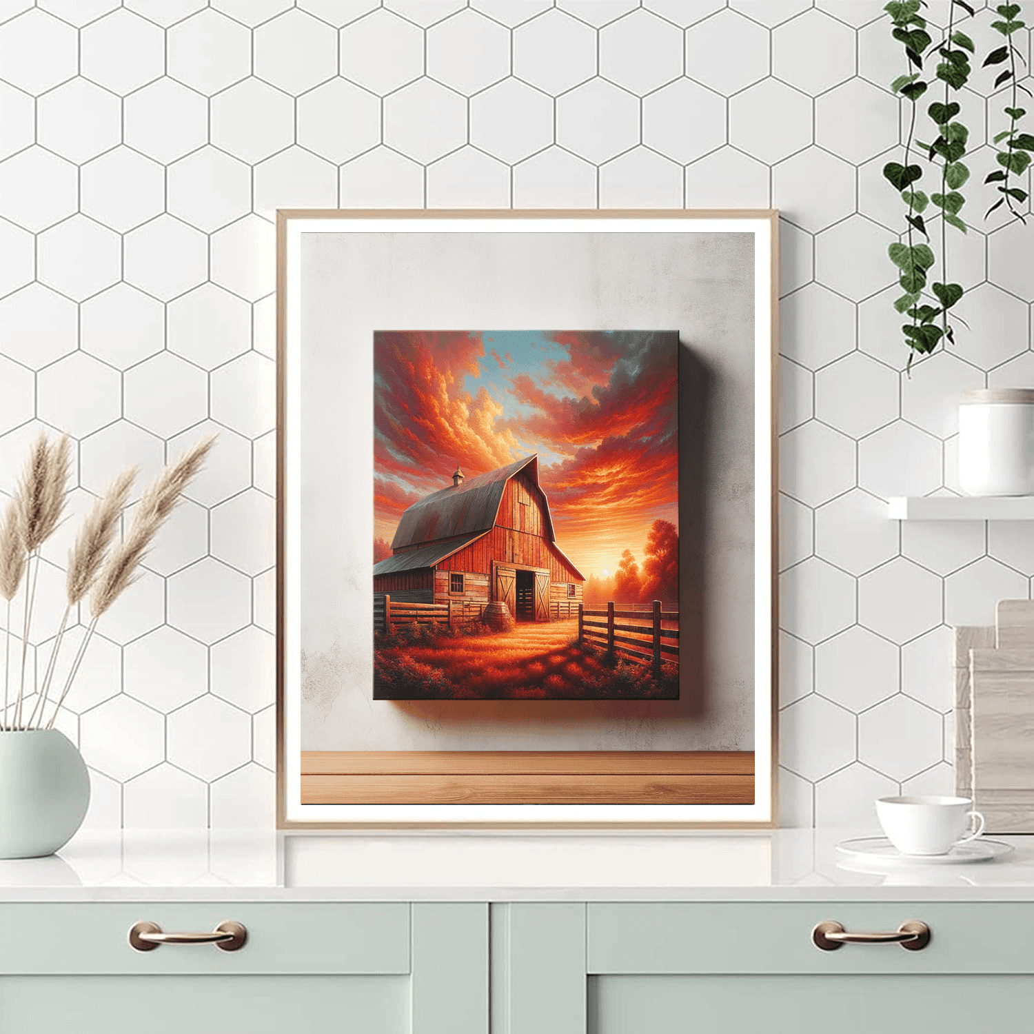 Rustic Barn Vibes Paint By Numbers Kits