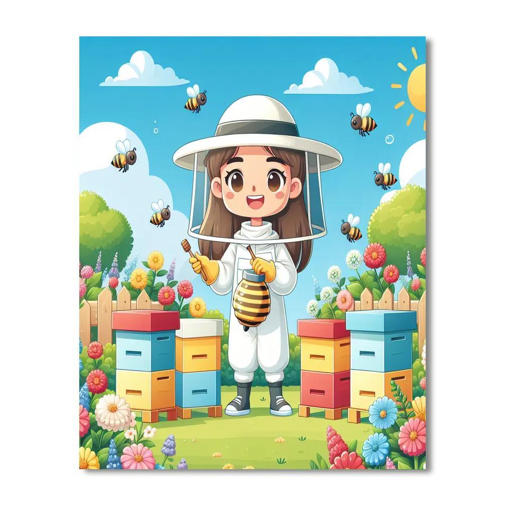 Busy Beekeeper Paint By Numbers