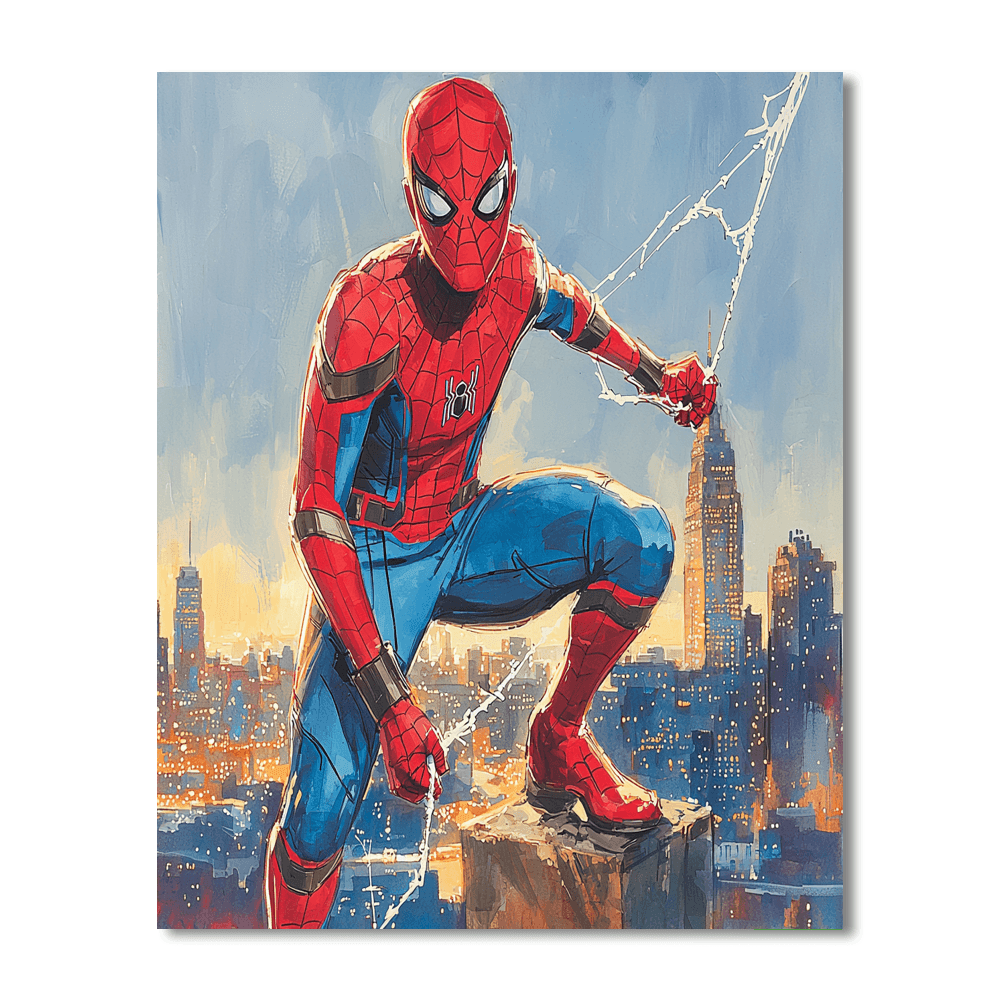 Tom Holland: Web-slinging Whiz Kid Of Wonder Numbered Painting Kits