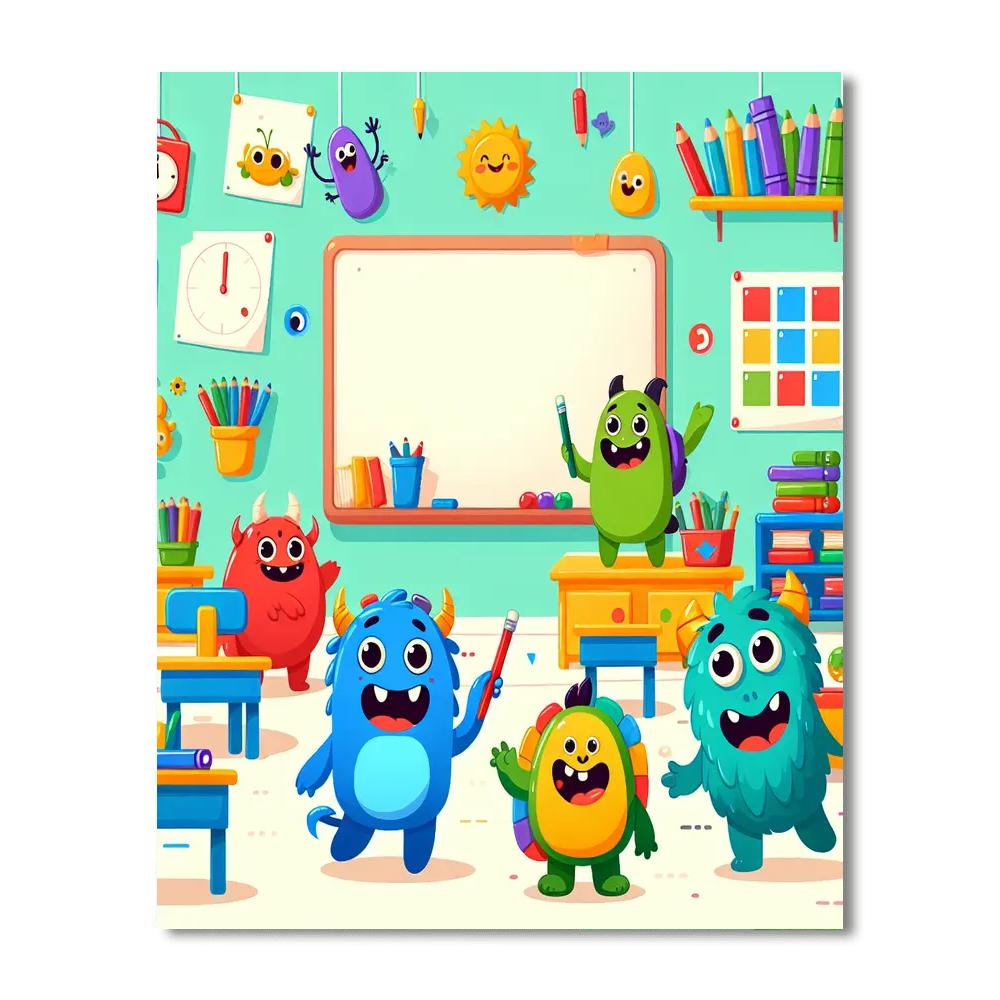 Charming Monster School Numbered Painting Kits