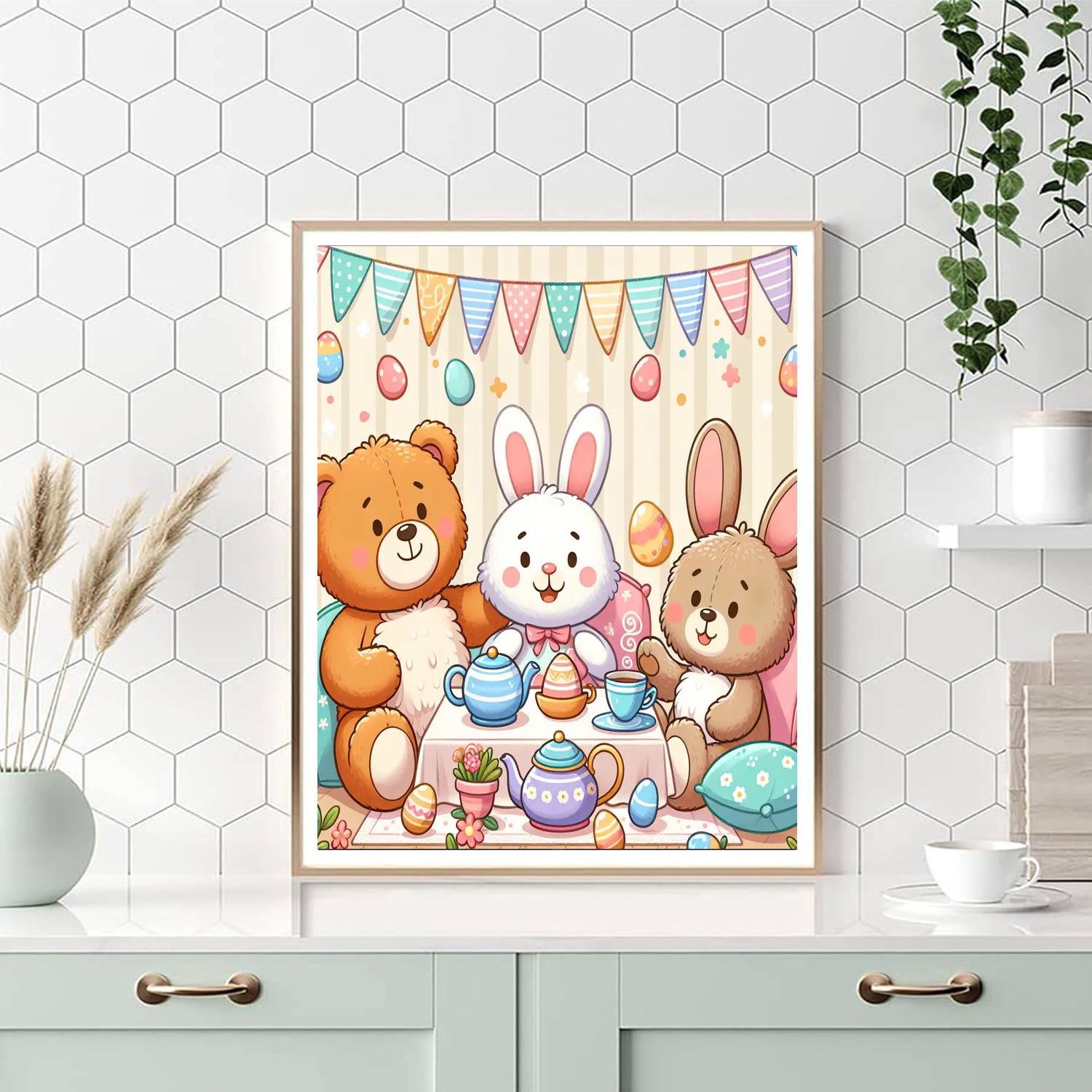 Cuddly Toy Wonderland Painting By Numbers Kit