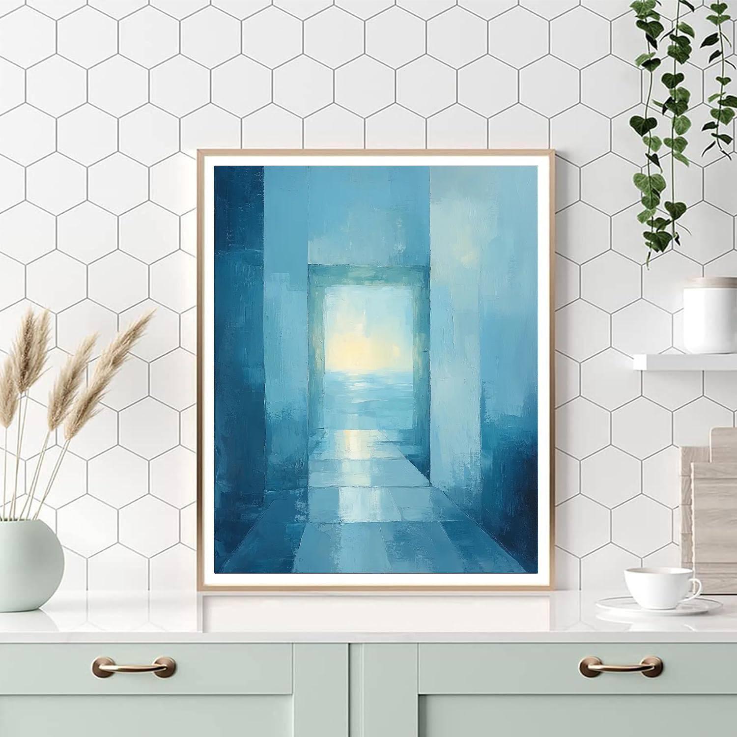 Mark Rothko Inspired Celestial Calm  Paint By Numbers Art