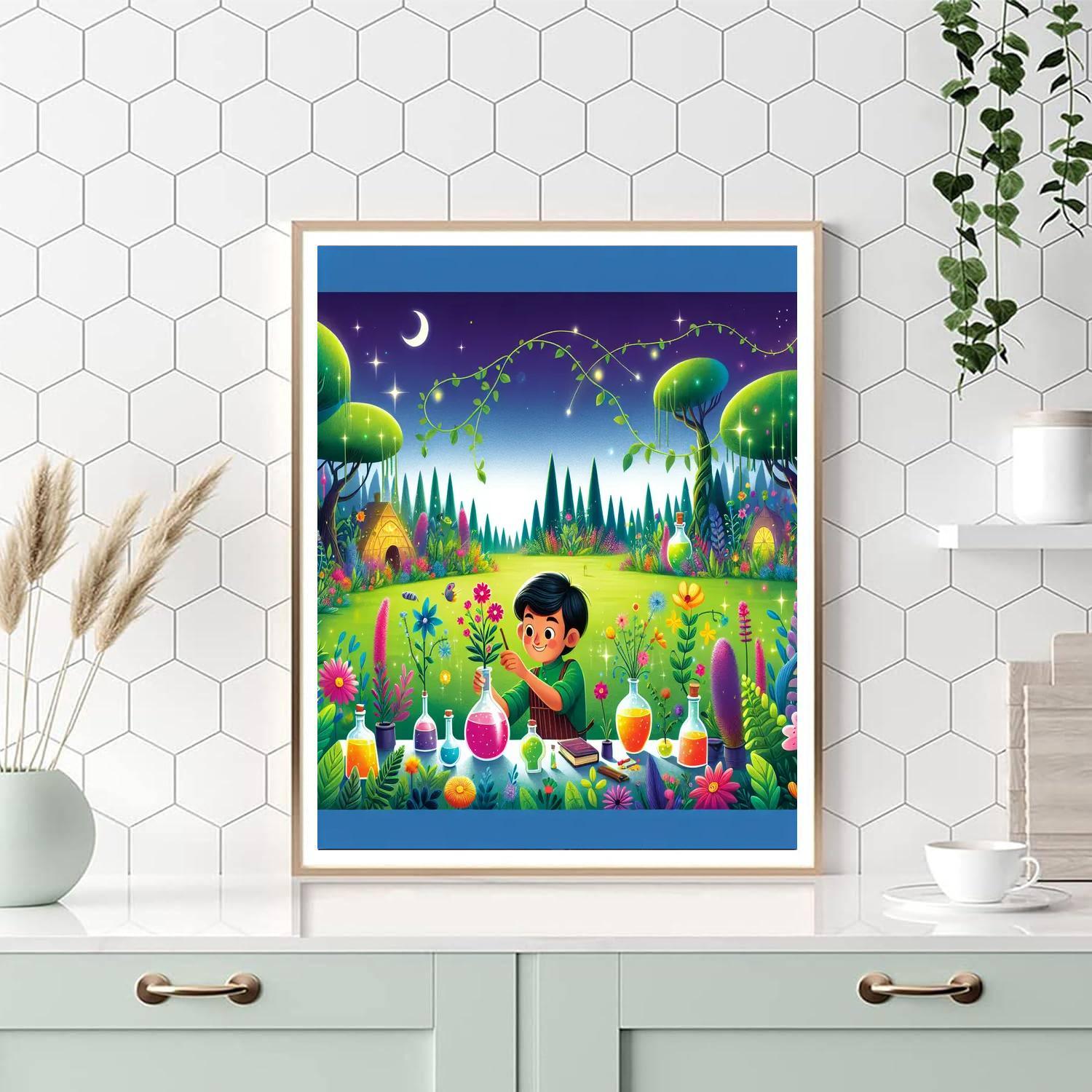 Magic Potion Garden Paint By Numbers Kits