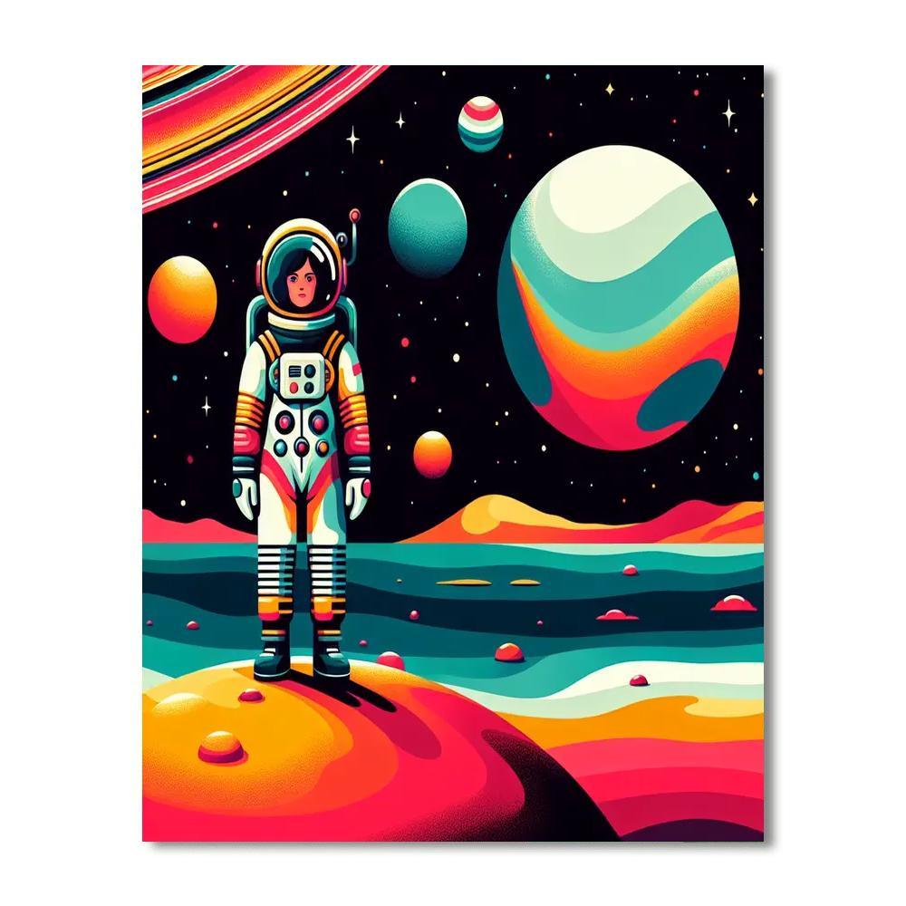 Galaxy Discovery Mission Painting By Numbers Kit