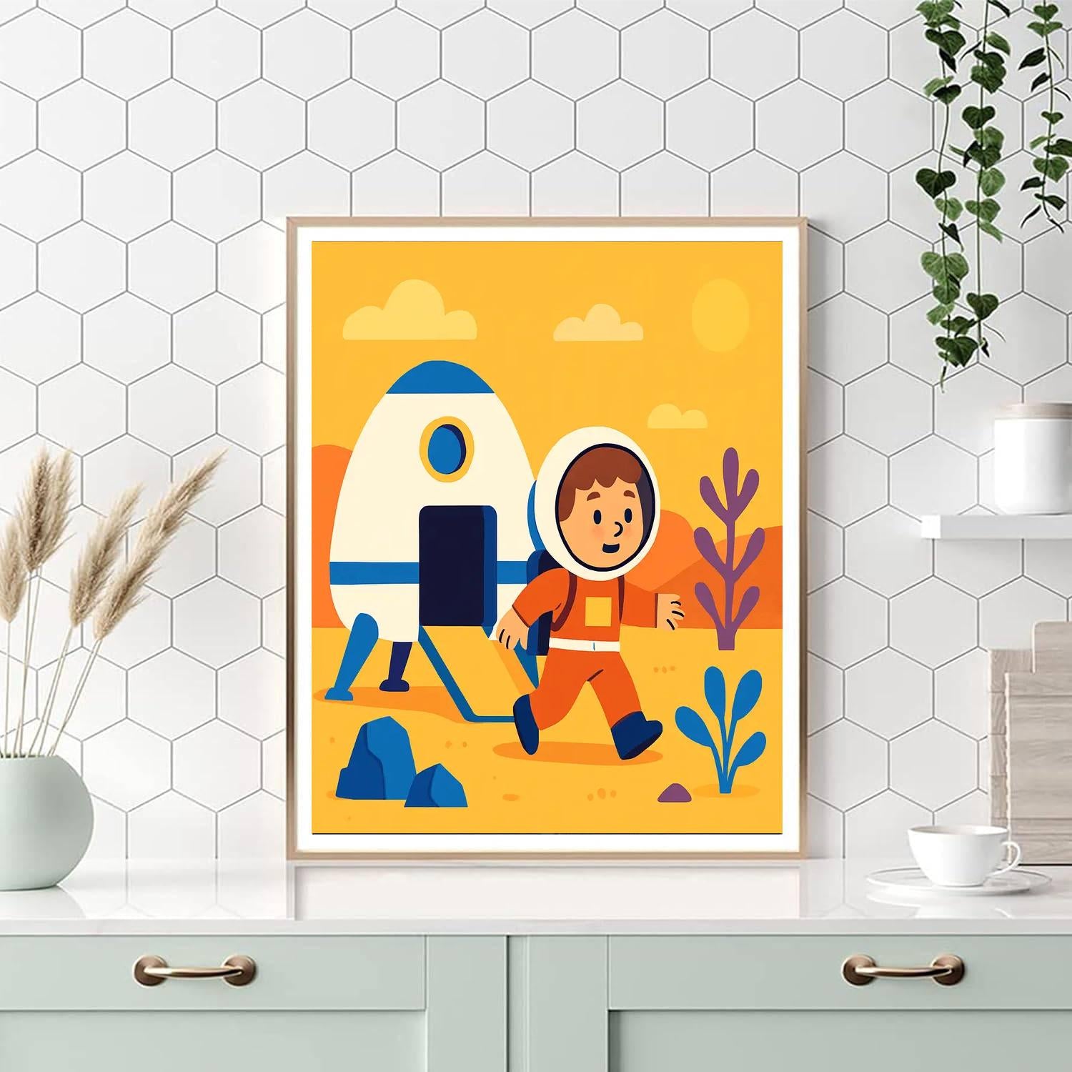 Space Pioneer Quest Paint By Numbers