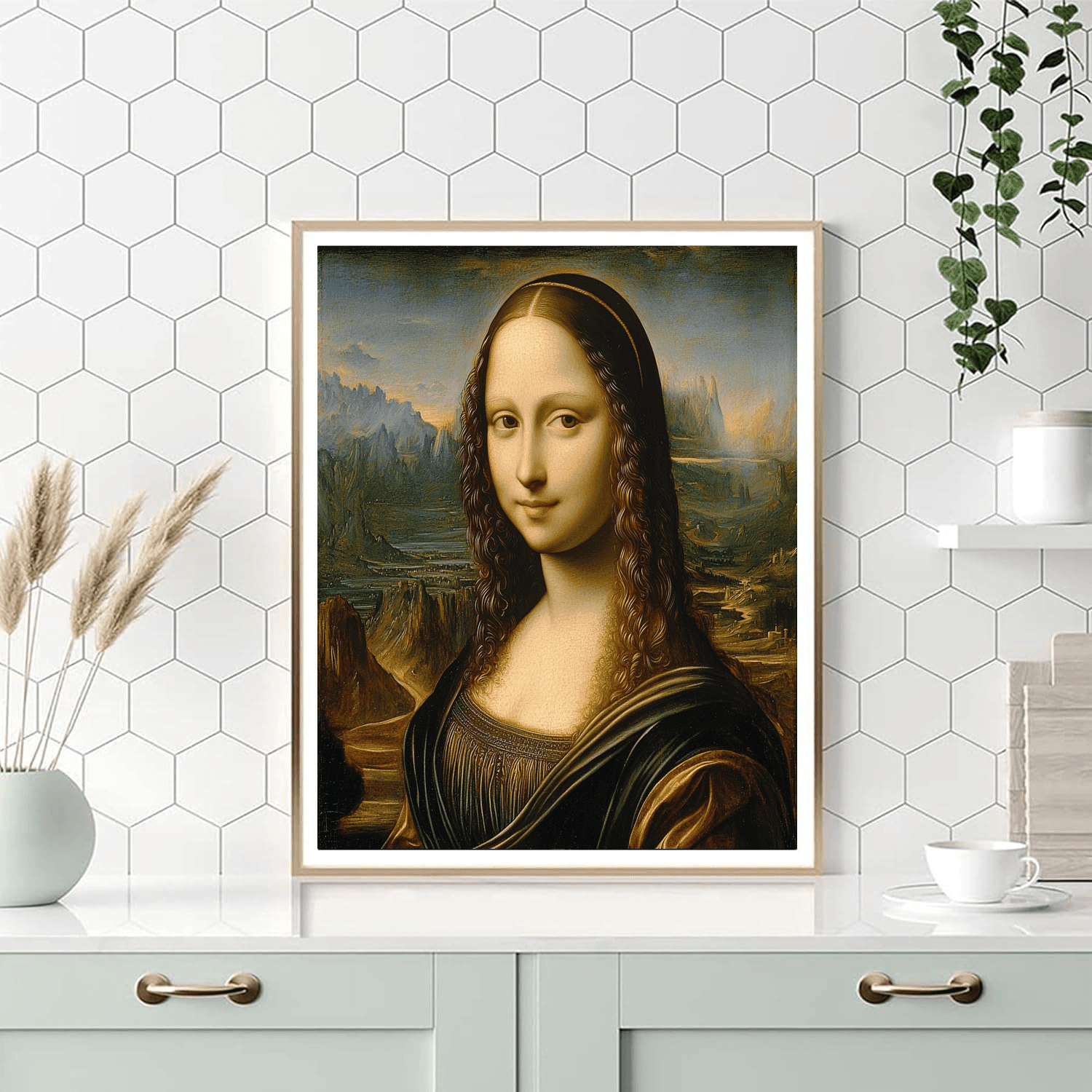 Leonardo Da Vinci Inspired Da Vinci's Renaissance Portrait  Painting By Numbers Kit