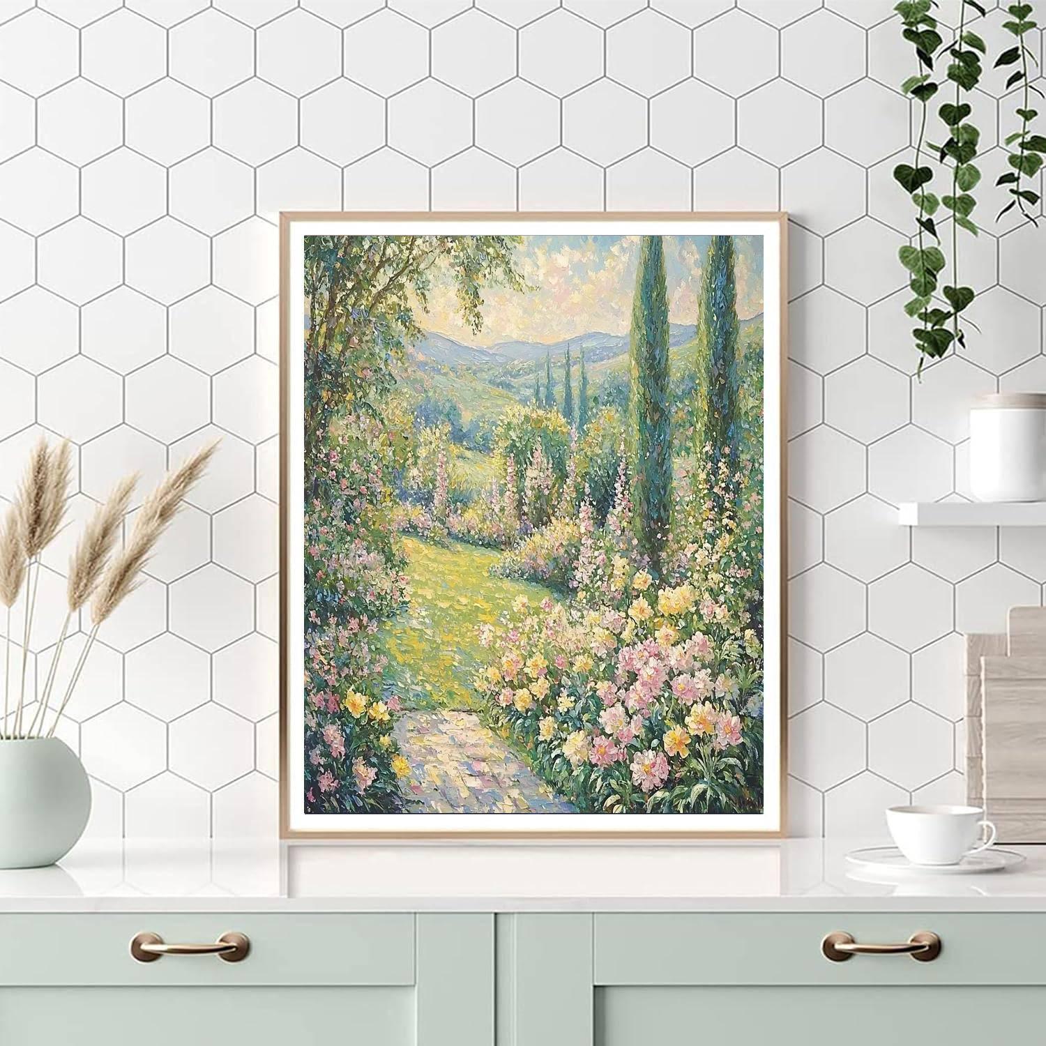 Claude Monet Inspired Gardens Of Serenity  Paint By Numbers Kits