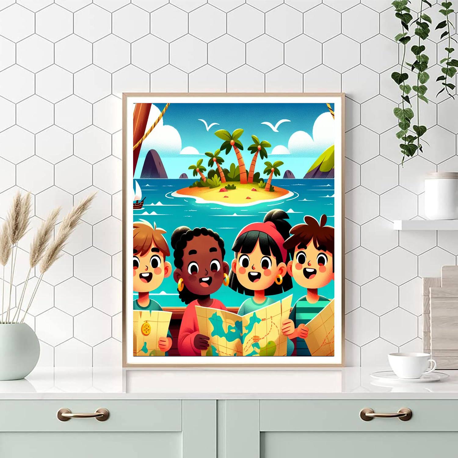 Sailor's Island Quest Number Painting