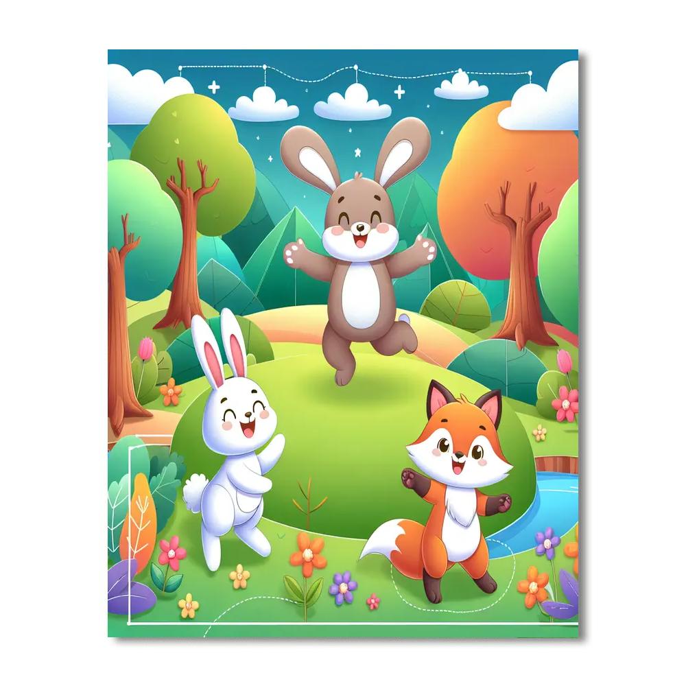 Wonderland Of Animals Paint By Color