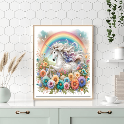 Fantasy Unicorn Paint By Color