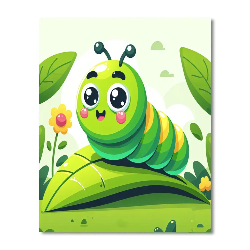 Caring Caterpillar Numbered Painting Kits