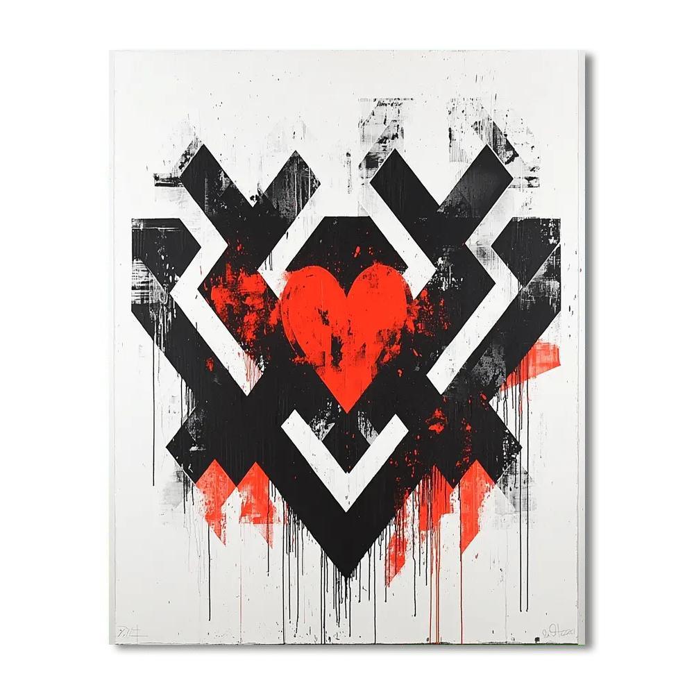 Banksy Inspired Echos Of Solidarity  Paint By Number