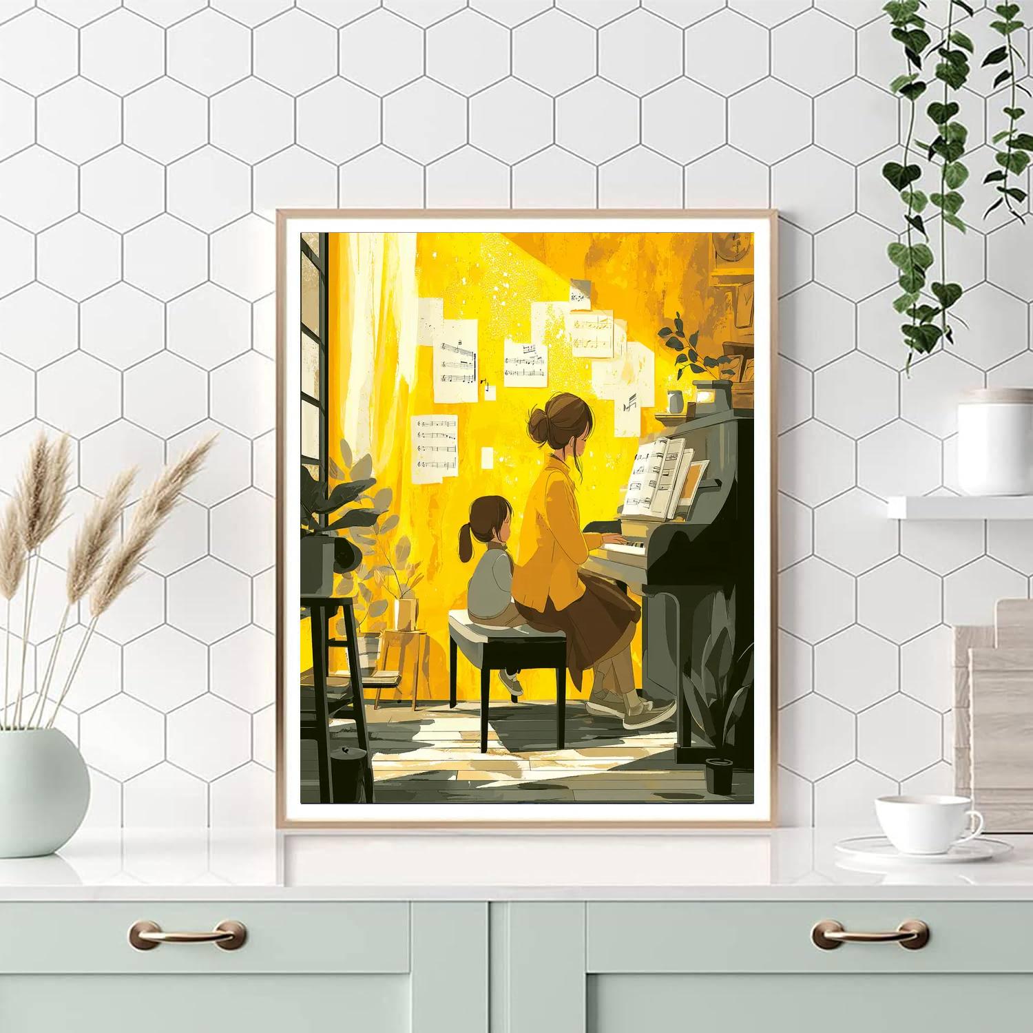 Melody Of A Mother's Heart Paint By Number