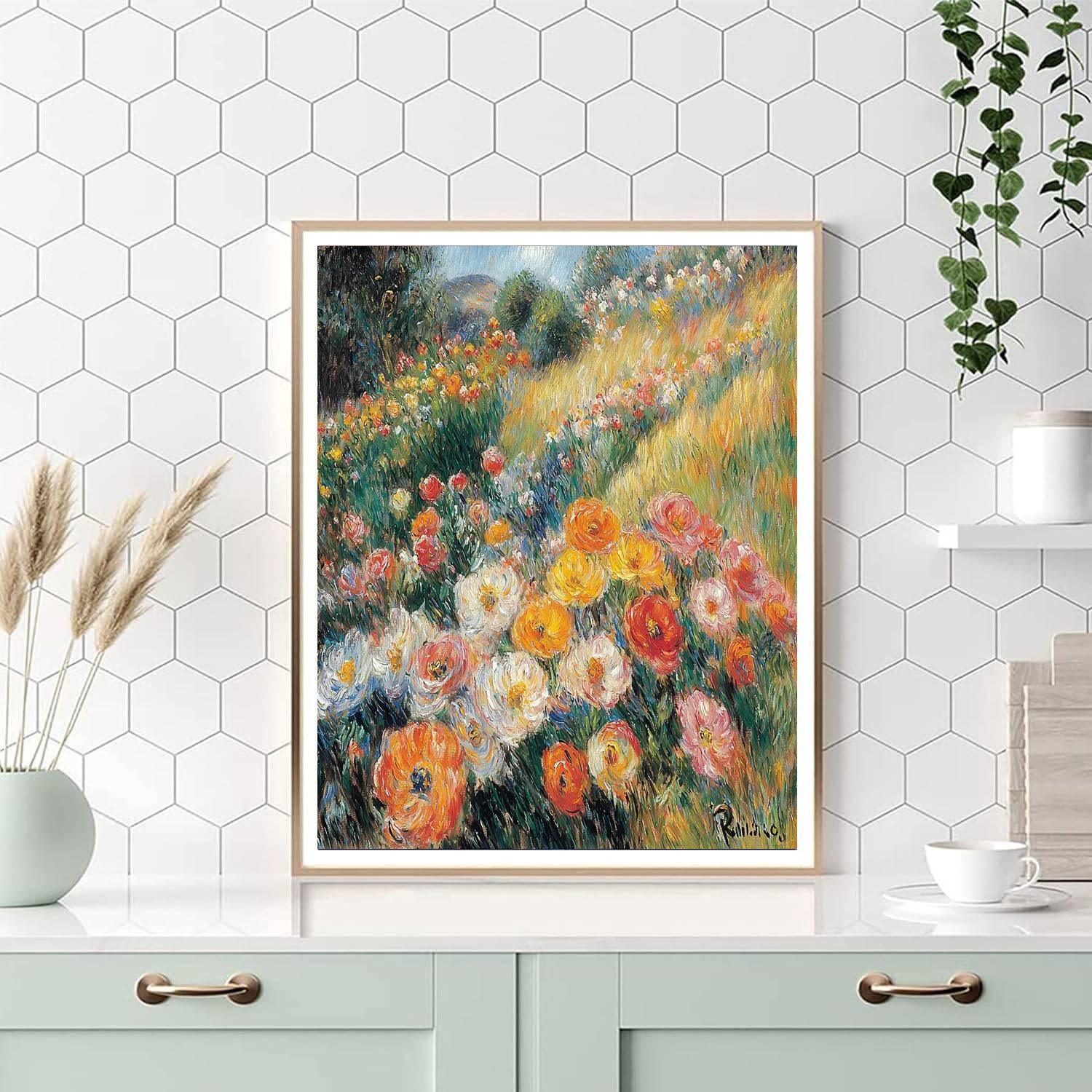 Pierre-Auguste Renoir Inspired Spring Fling  DIY Paint By Numbers
