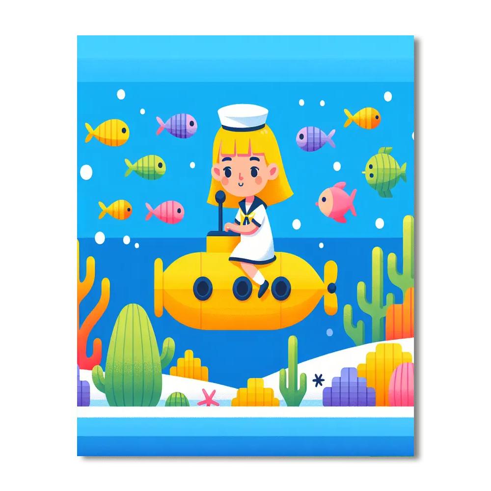 Ocean Explorer’s Adventure Painting By Numbers Kit