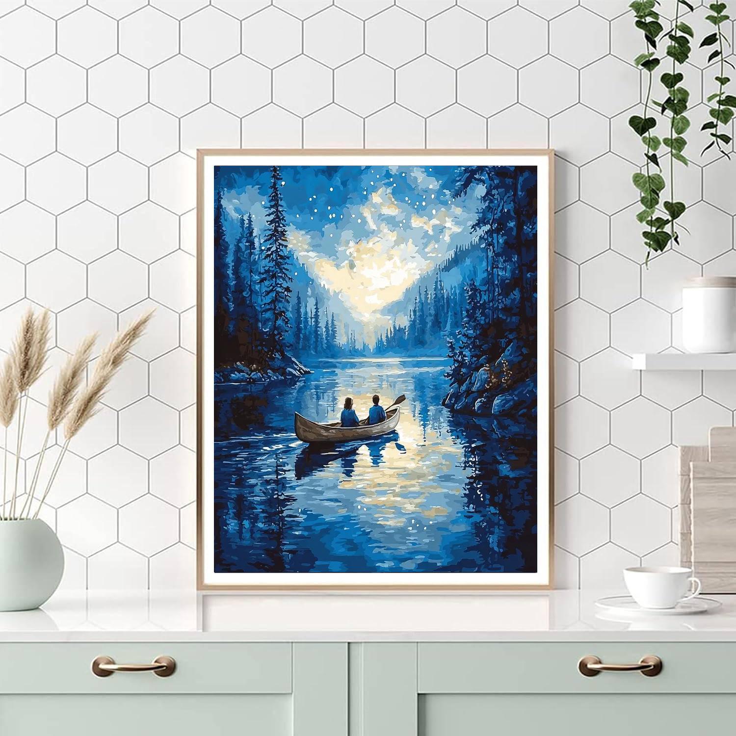 Mom And Me Under The Stars Paint By Number