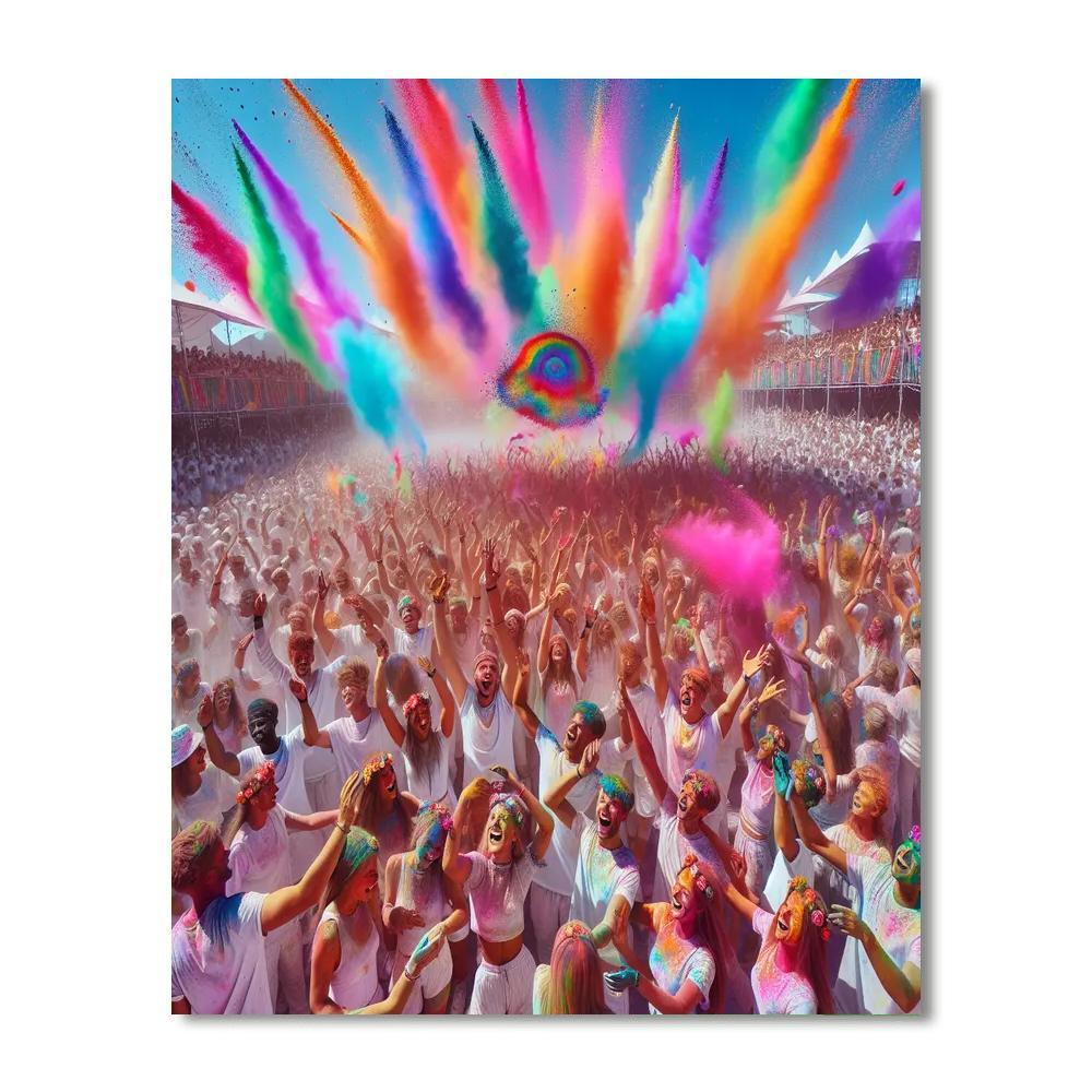 Color Festival Paint By Numbers Art