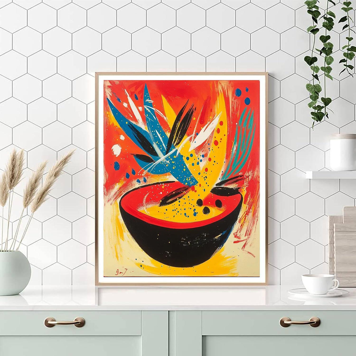 Joan Miró Inspired A Symphony Of Shapes  Paint By Numbers Art