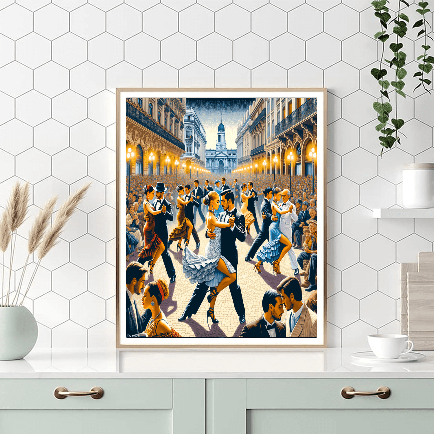 World Tango Festival - Argentina Number Painting