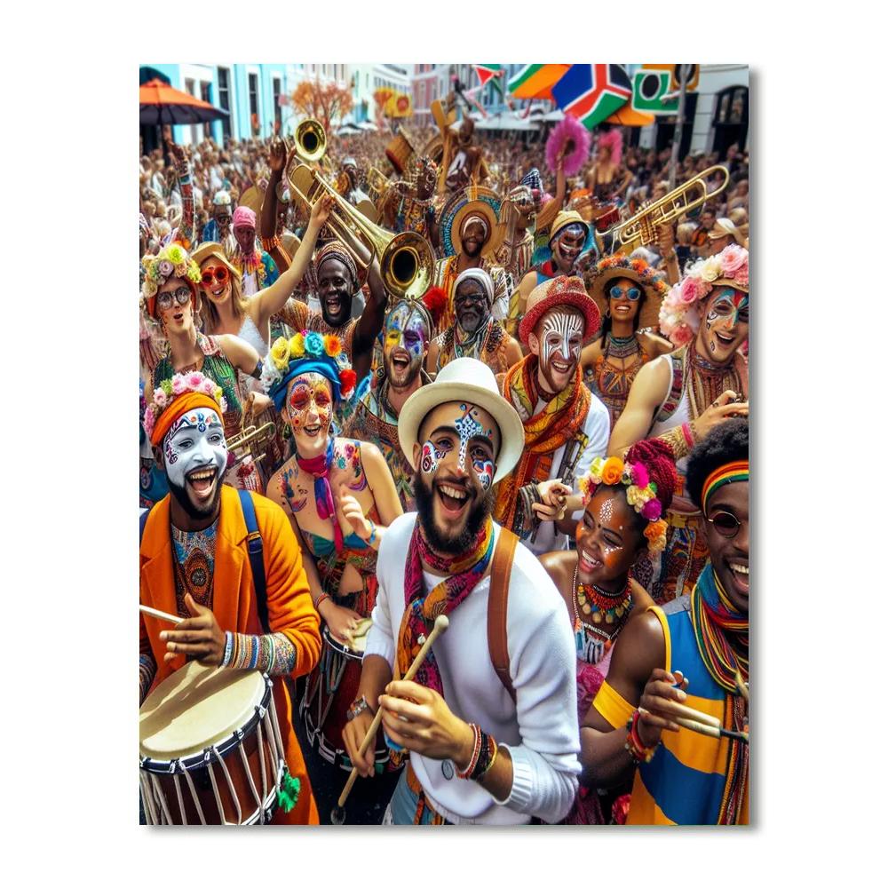 Kaapse Klopse - South Africa Numbered Painting Kits