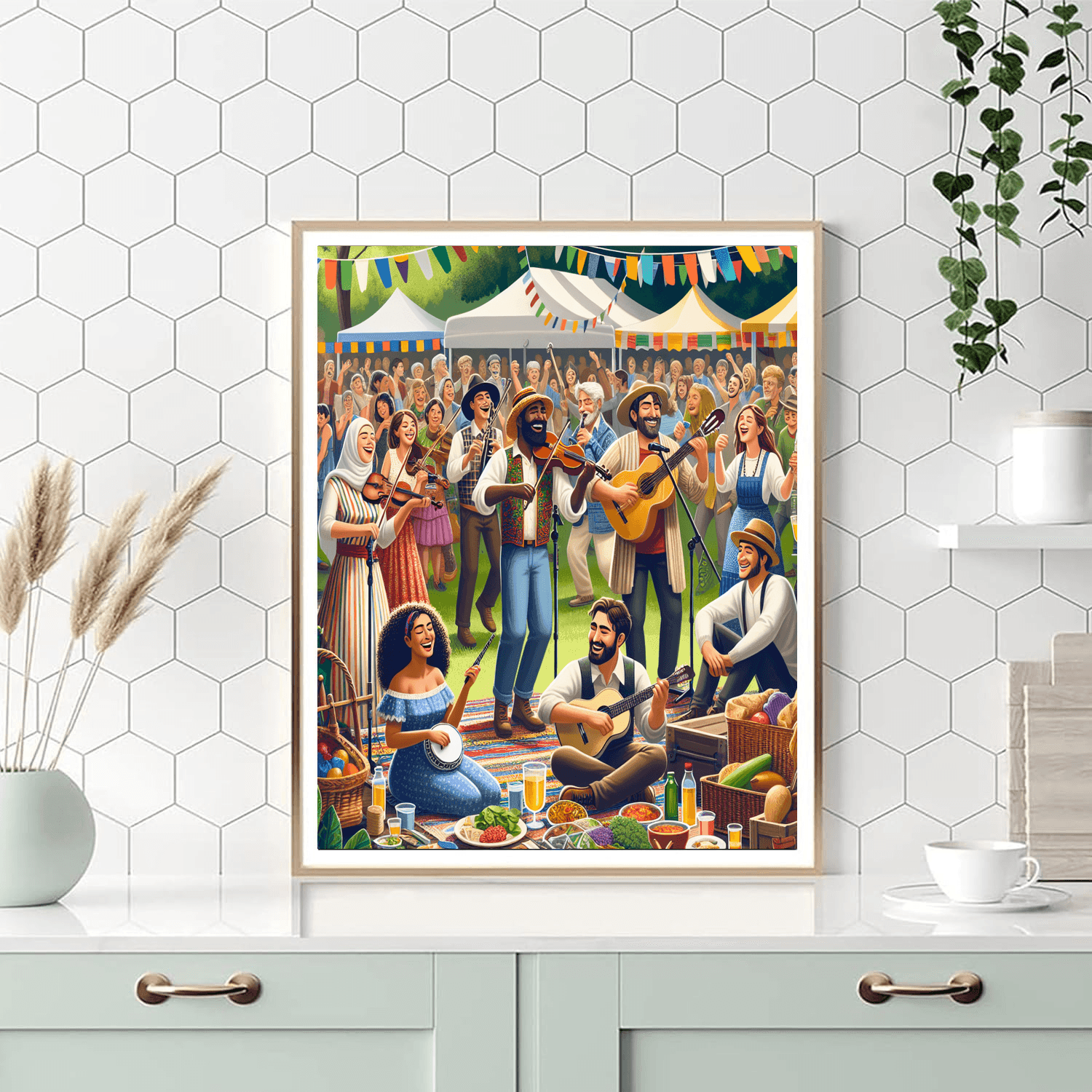 Folk Festivals - Usa Paint By Color
