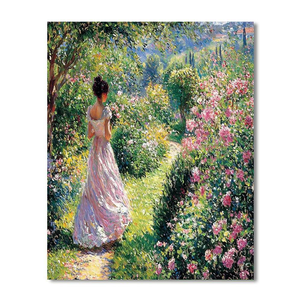 Pierre-Auguste Renoir Inspired Pastel Portraits Of Spring  DIY Paint By Numbers