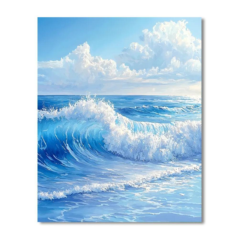 Michelangelo Inspired Ethereal Symphony  Painting Number Kit