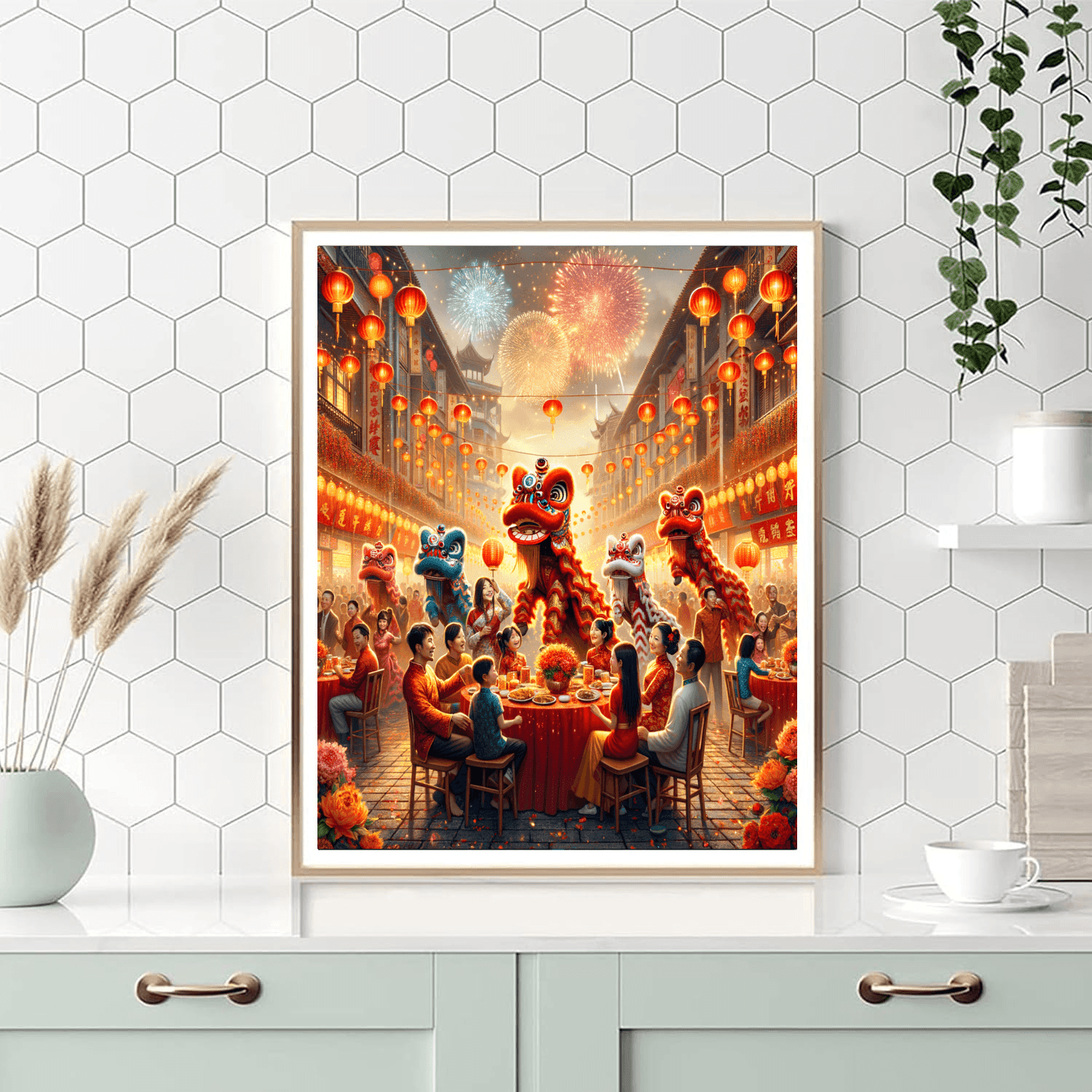 Chinese New Year Celebrations Paint By Numbers