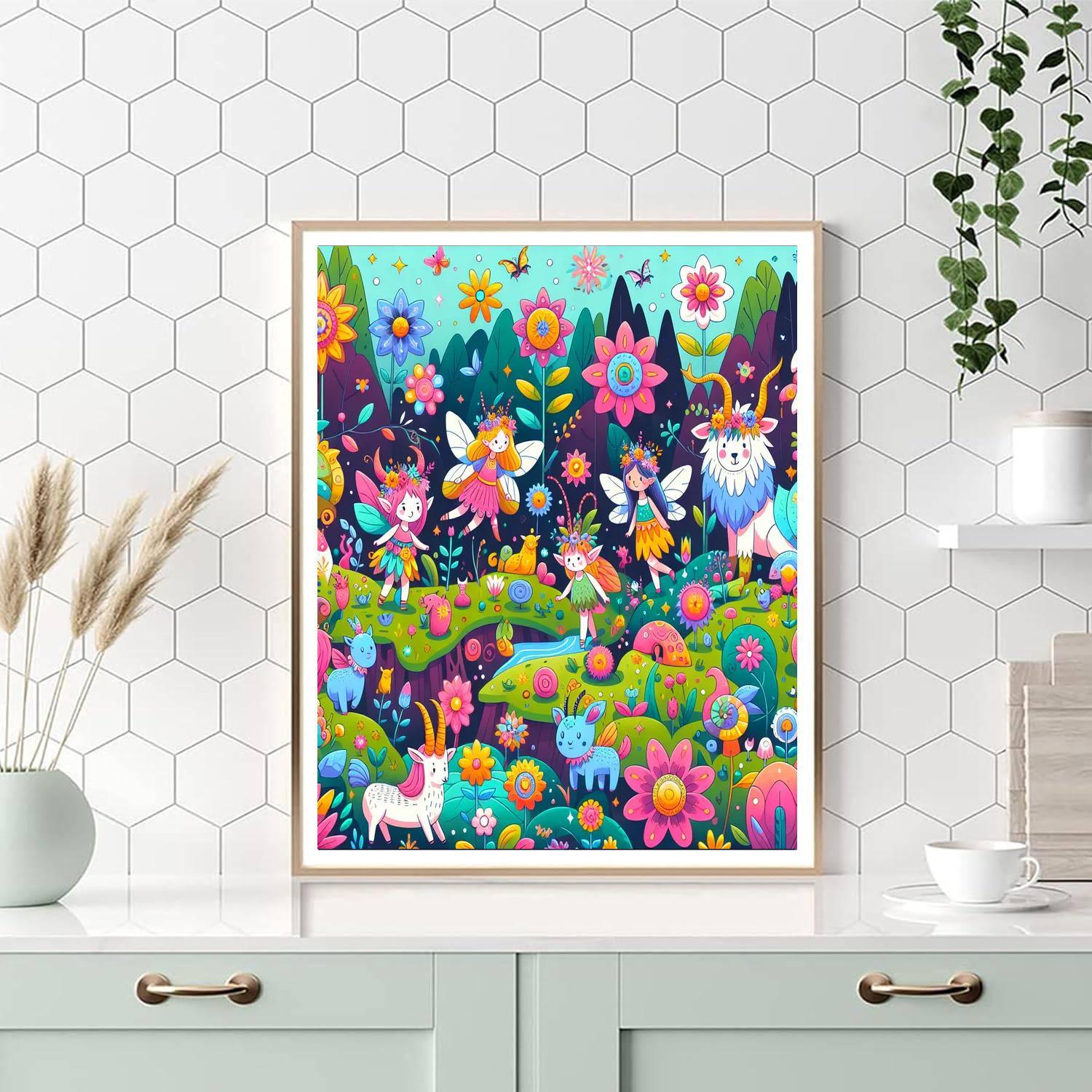 Adventure In Fairy Tale Forest Paint By Numbers Kits