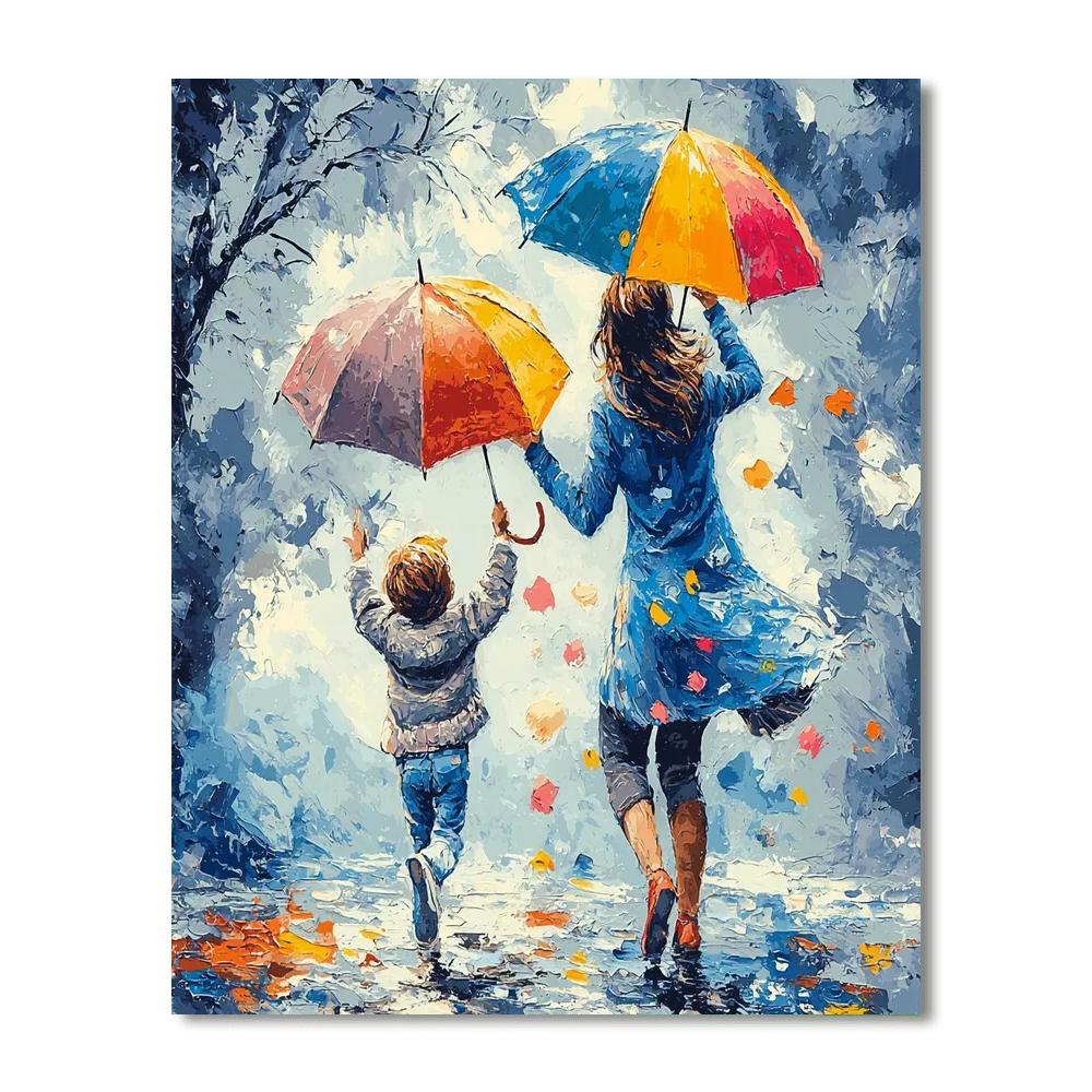 Adventures On A Rainy Day Paint By Color
