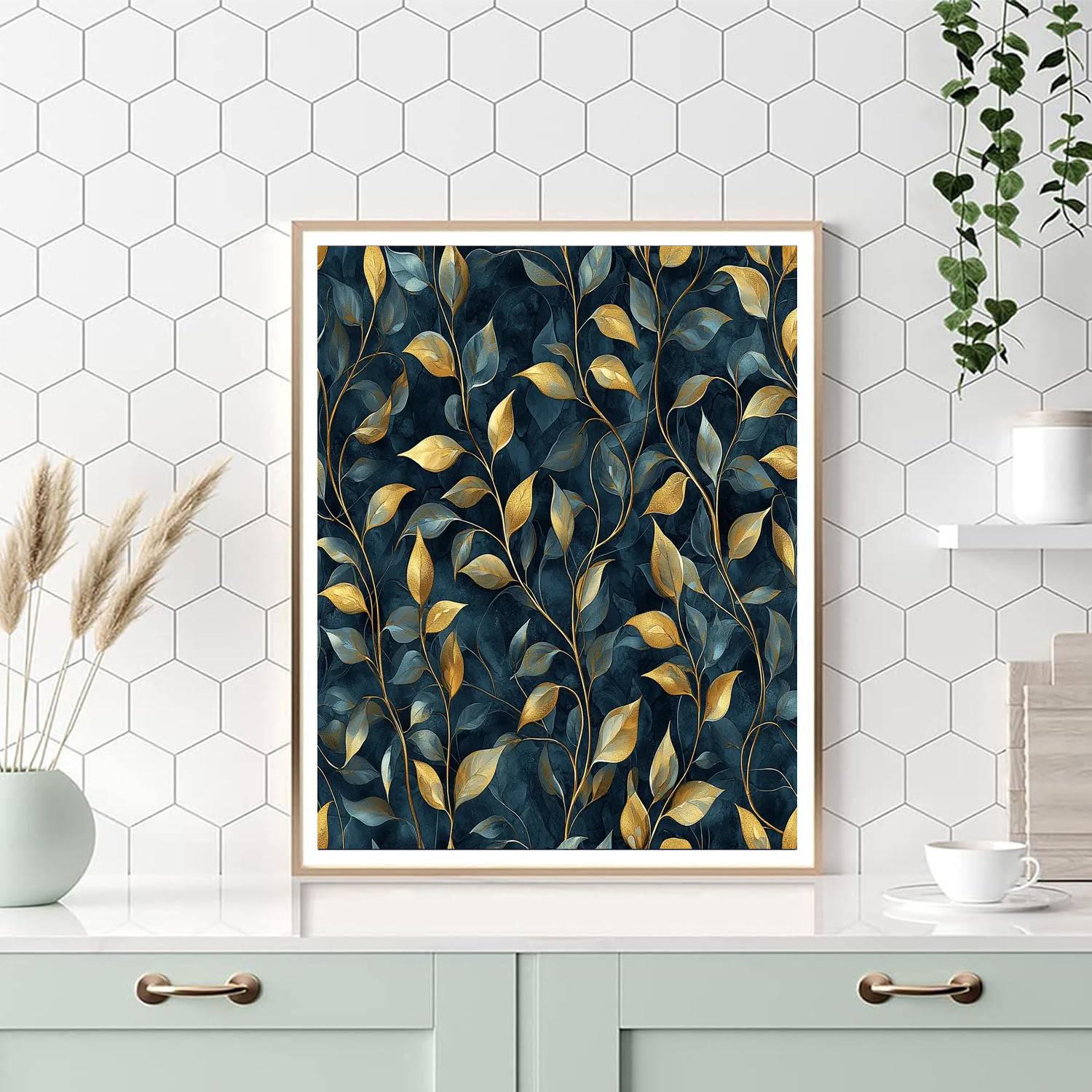 Gustav Klimt Inspired Ethereal Vines  Paint By Numbers Art