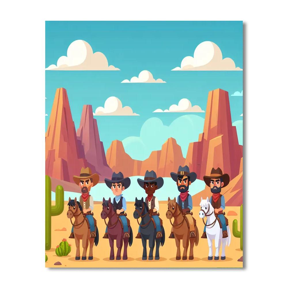 Tales From The Wild West Paint By Color