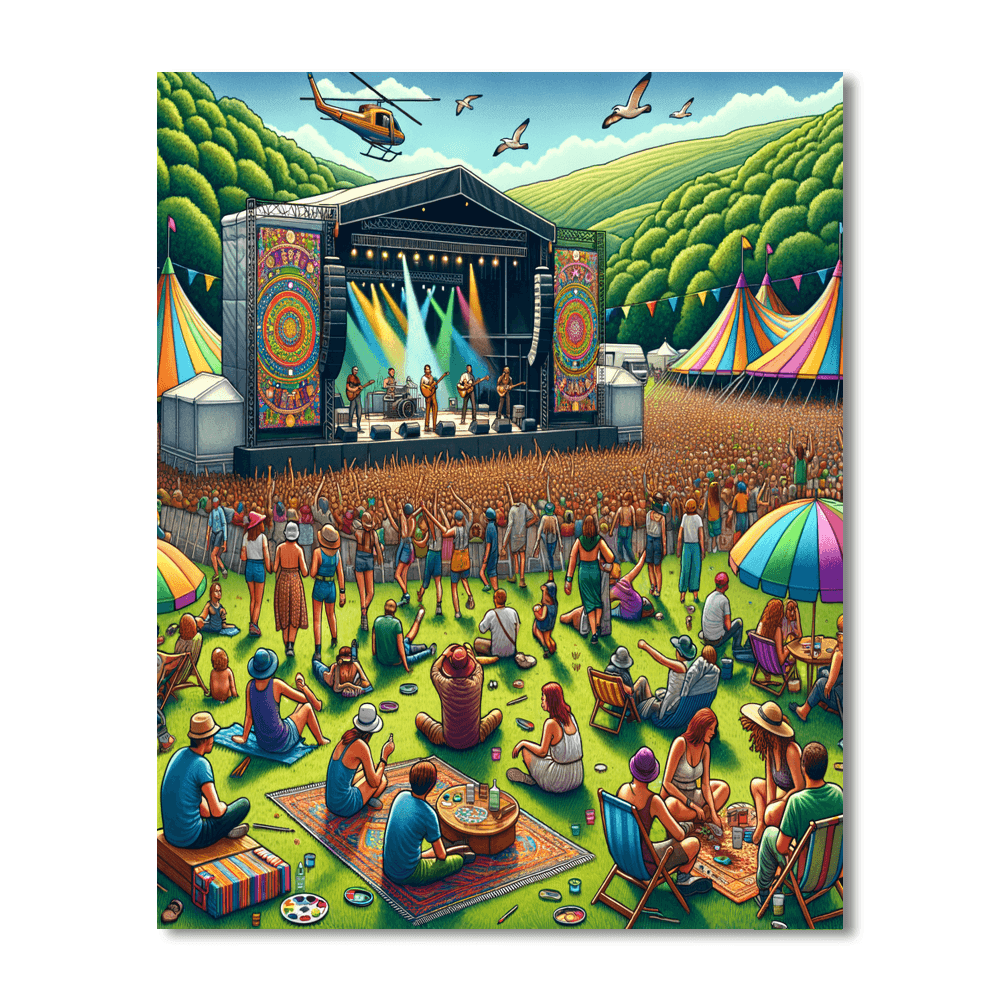 Electric Picnic - Ireland DIY Paint By Numbers