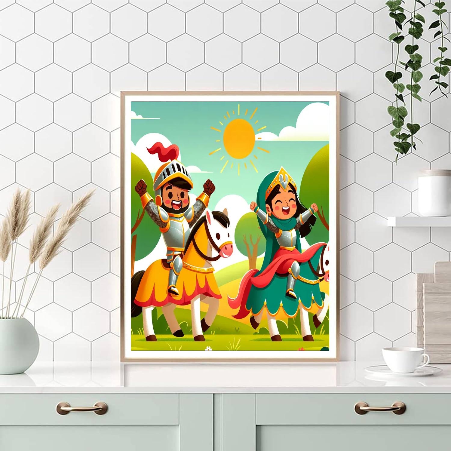 Brave Knights Paint By Number