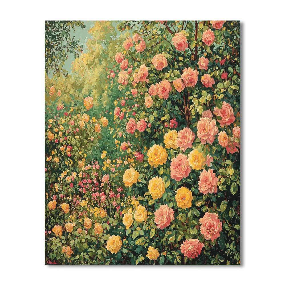 Henri Fantin-Latour Inspired Lush Floral Abundance  Paint By Numbers