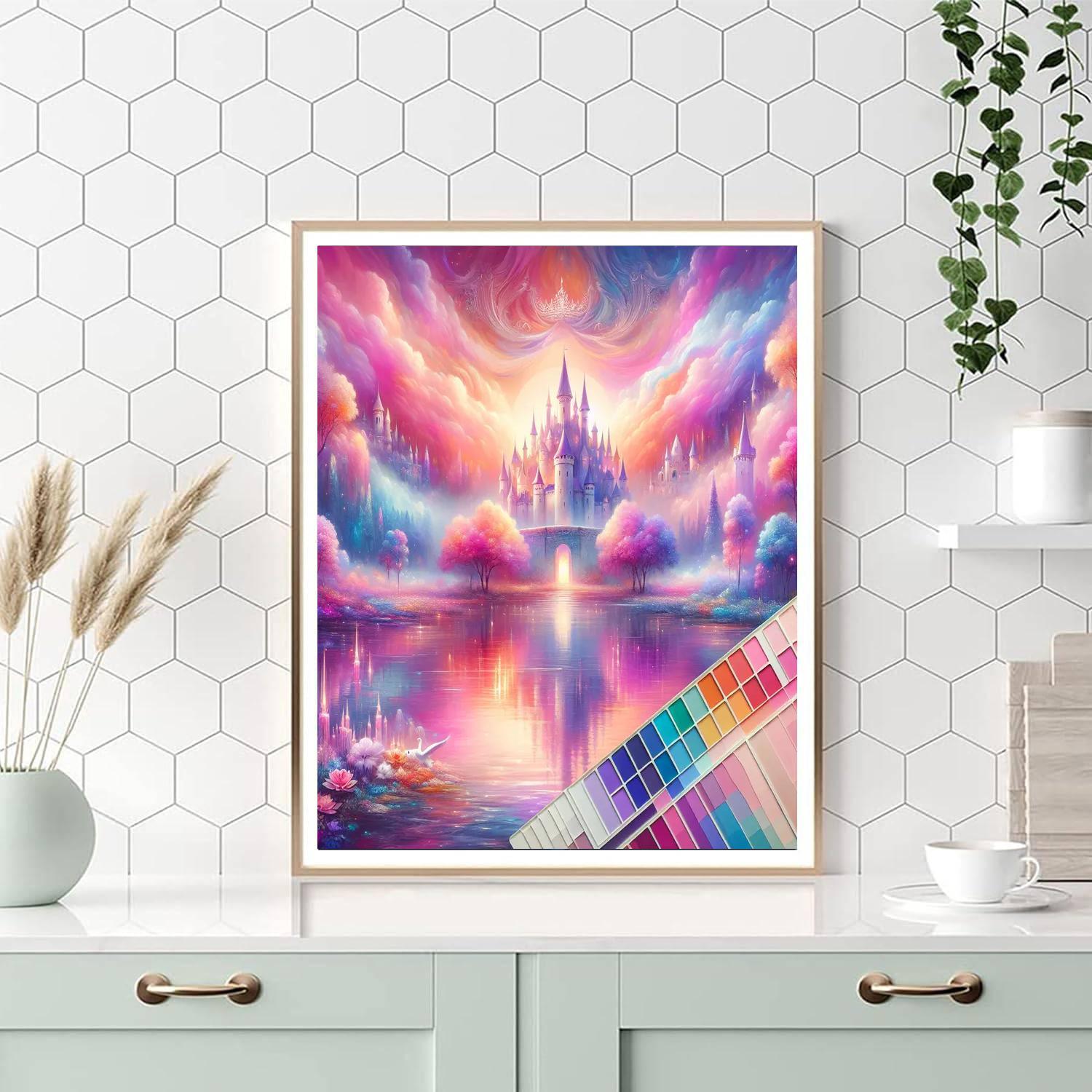 Sleeping Beauty's Dreamscape DIY Paint By Numbers