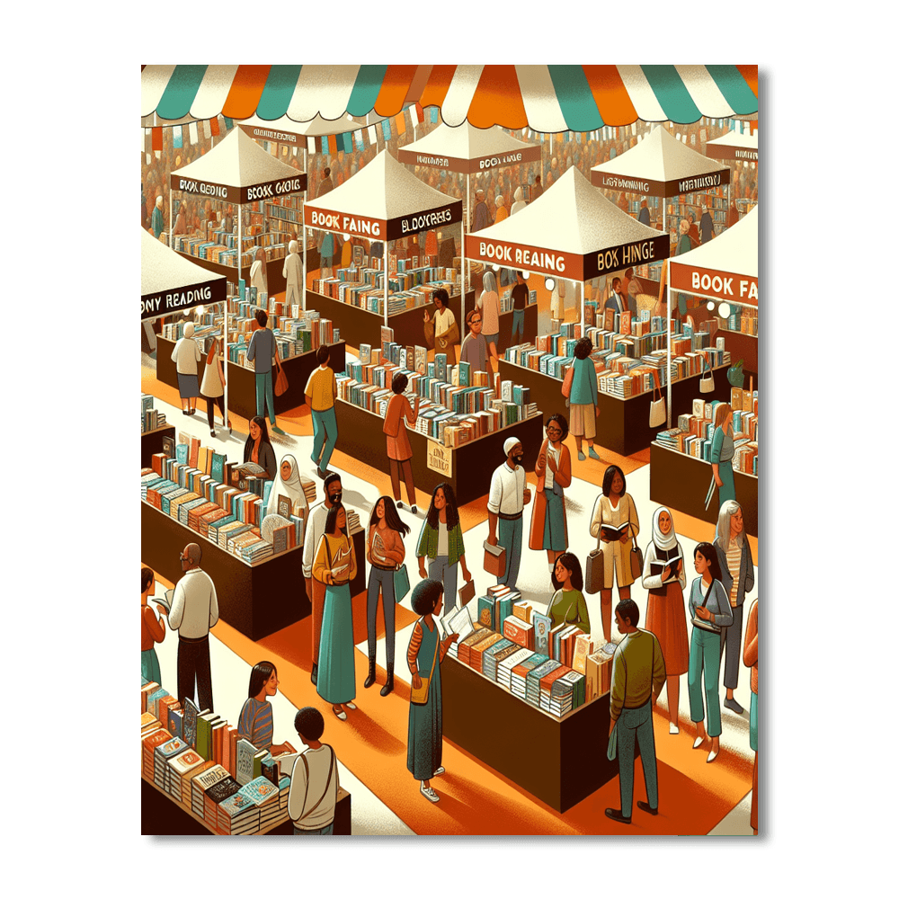 Lima International Book Fair - Peru Numbered Painting Kits