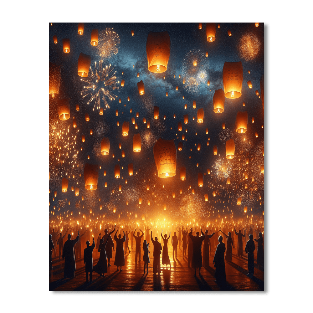 Lantern Festival - Pingxi Number Painting