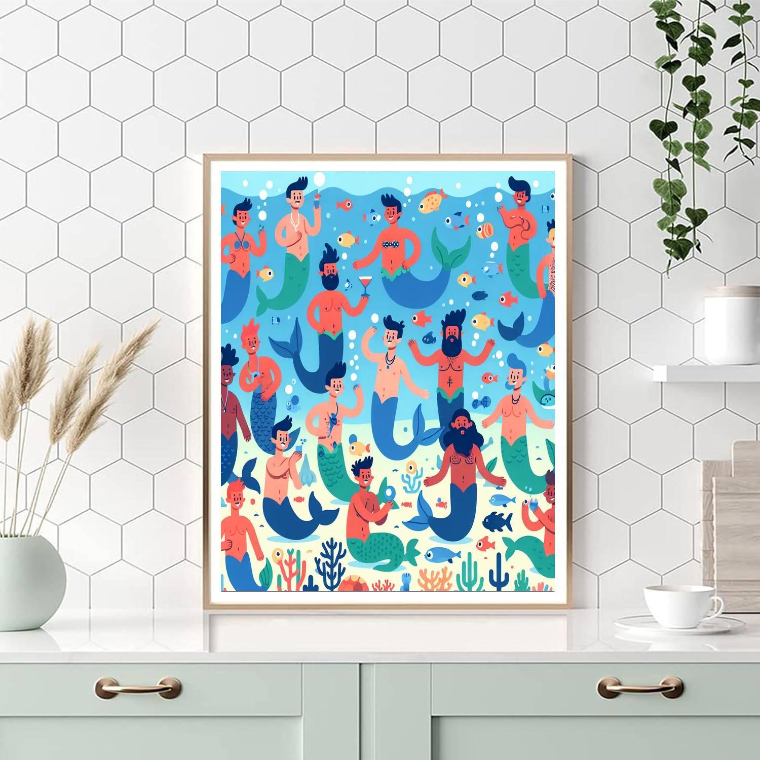 Merry Merman Mayhem Paint By Color