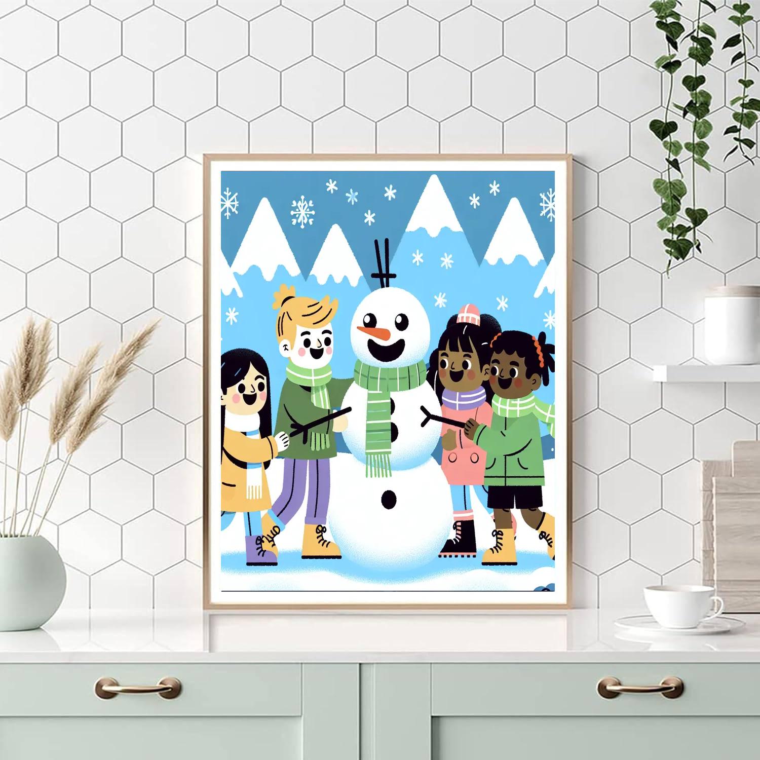 Adventurous Abominable Snowman Paint By Color