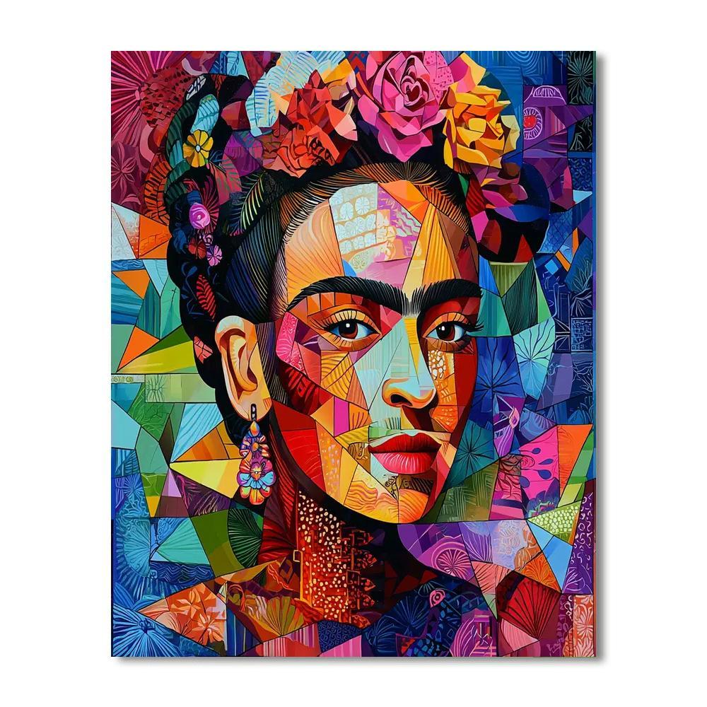 Frida Kahlo Inspired Soulful Landscape  Numbered Painting Kits