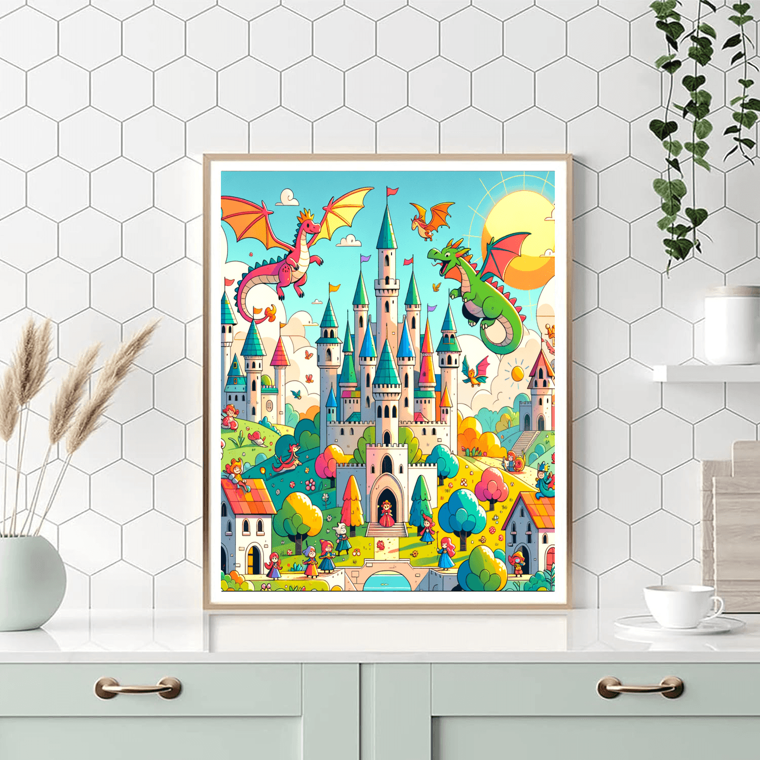 Magical Fairy Tale World Paint By Color