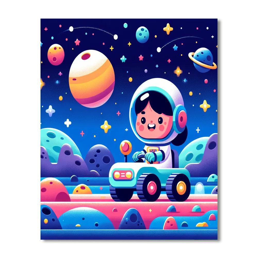 Space Rover Expedition Paint By Numbers Kits