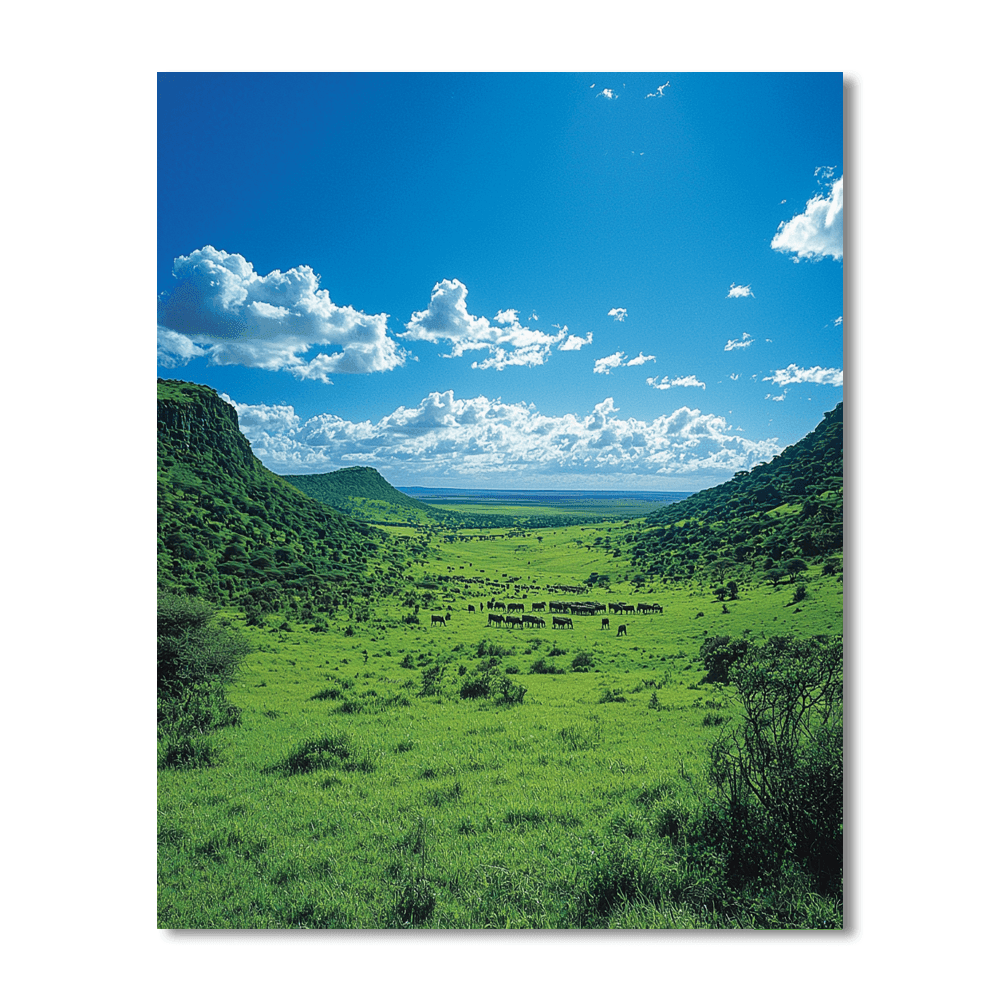 Ngorongoro Crater - Tanzania Number Painting