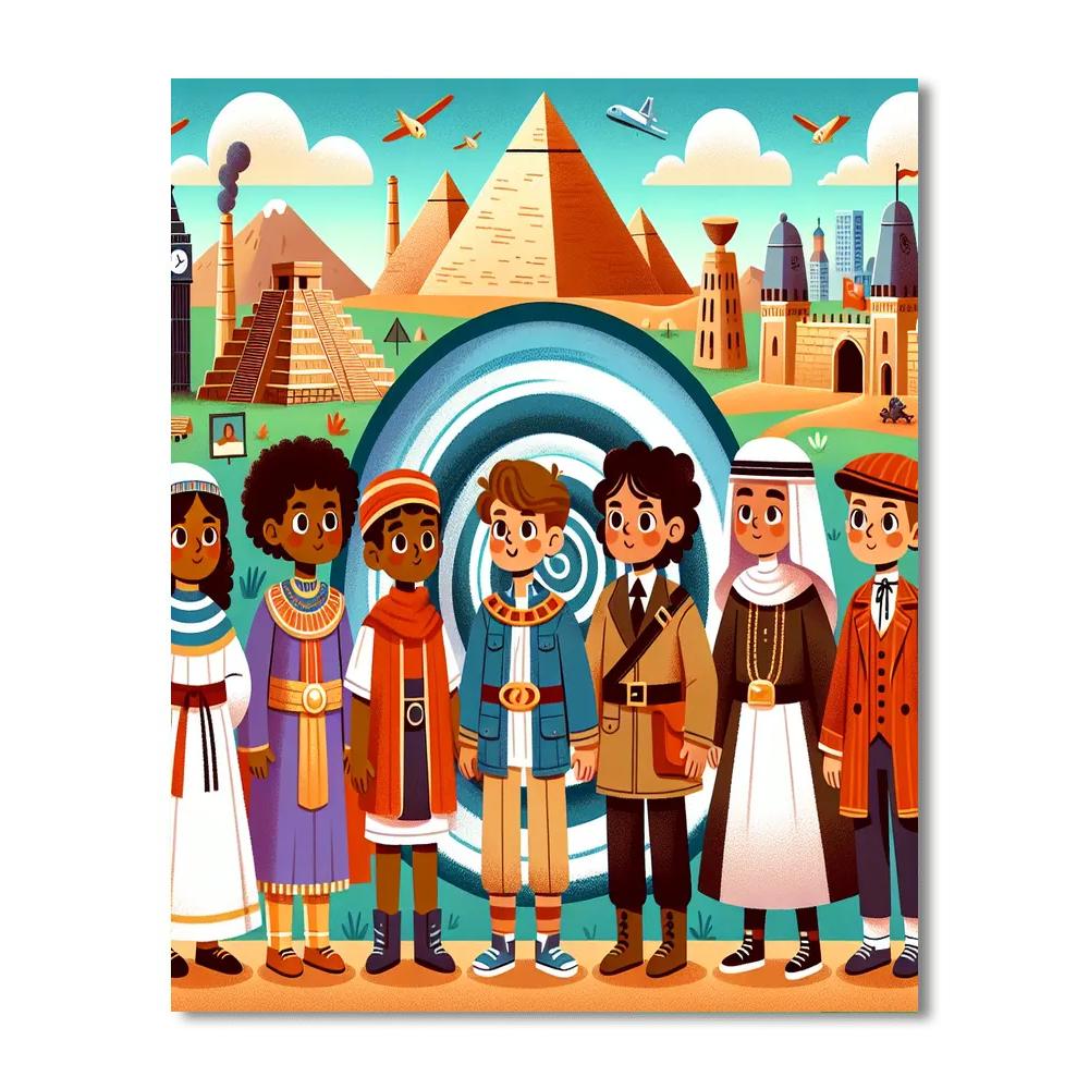 Adventure Through The Ages Number Painting